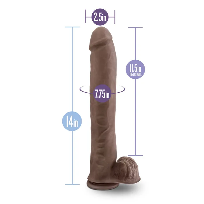 Blush Dildo Realistico Blush Au Naturel TPE Ø 5,3 cm | Dildos