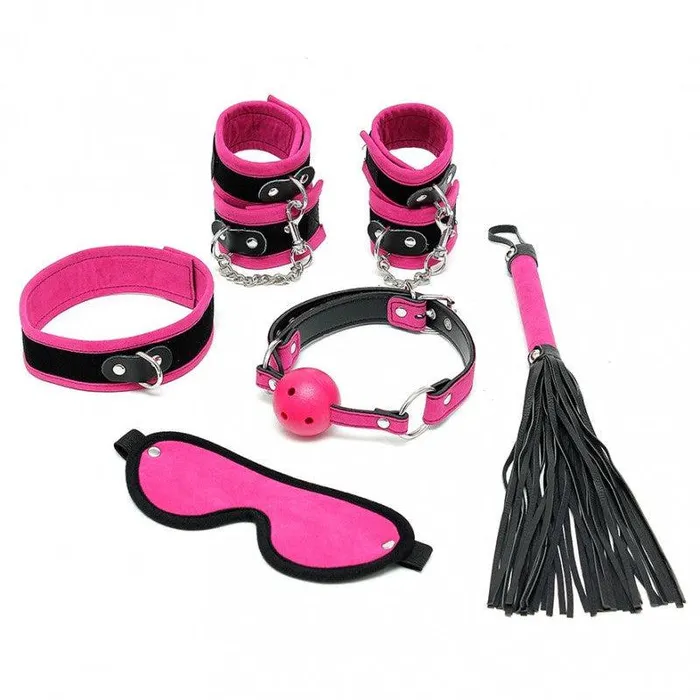 Couples Rimba Rimba Soft Bondage Beginners Set 6delig ZwartRoze