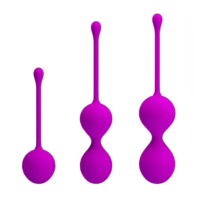 Female Sex Toys Pretty Love 3 in 1 Kegel Ball Set di 3 palline vaginali in silicone