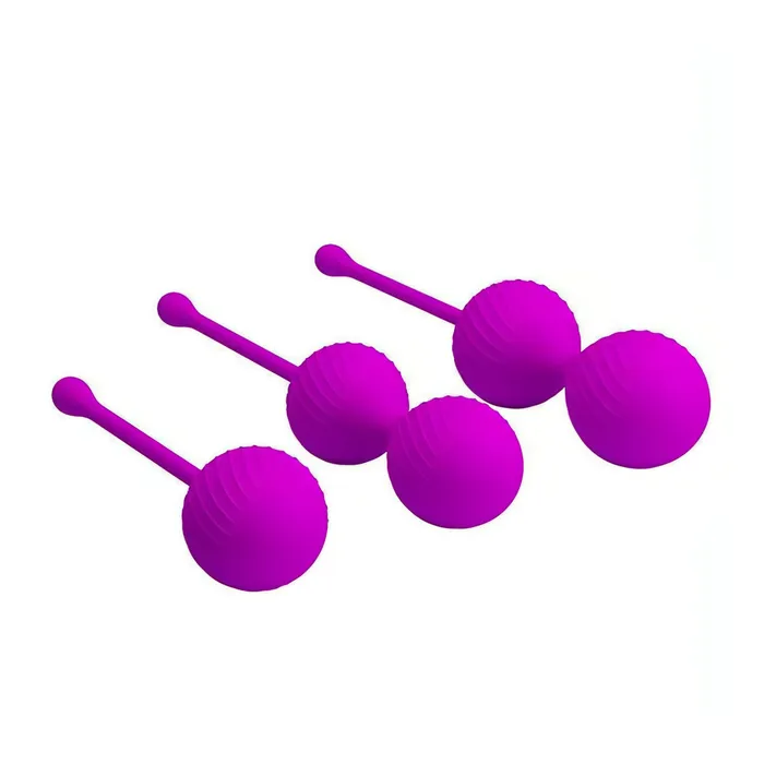 Female Sex Toys | Pretty Love 3 in 1 Kegel Ball - Set di 3 palline vaginali in silicone