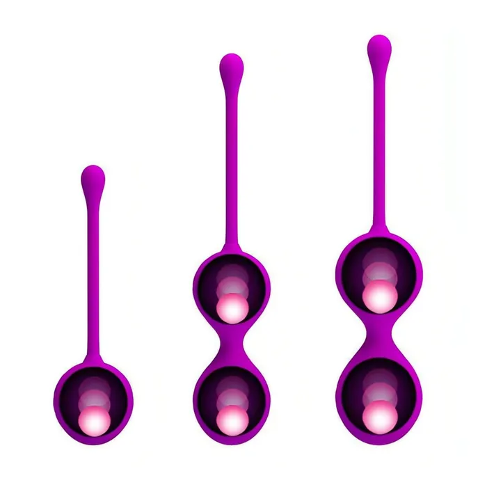 Female Sex Toys | Pretty Love 3 in 1 Kegel Ball - Set di 3 palline vaginali in silicone