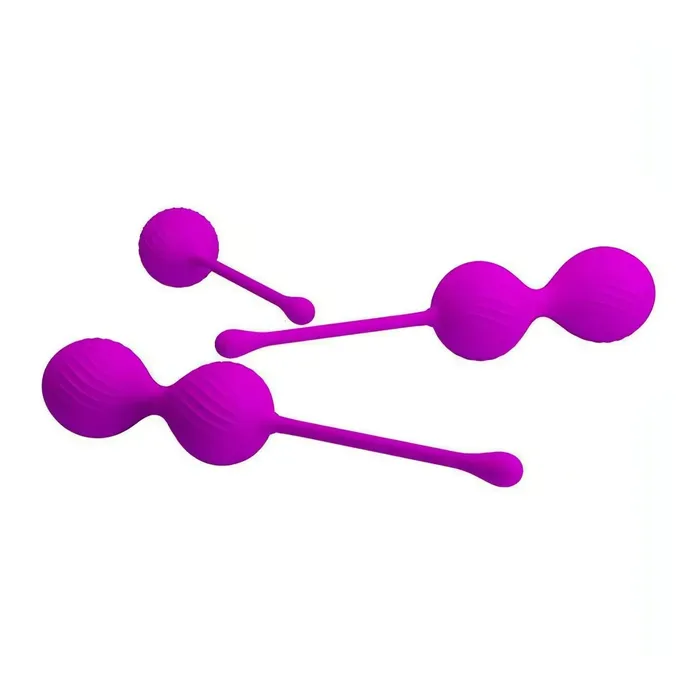 Female Sex Toys | Pretty Love 3 in 1 Kegel Ball - Set di 3 palline vaginali in silicone