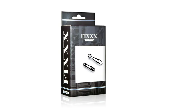 Fixxx - Penisvormige Anaal en Vaginaal Douche - Opzetstuk voor de Doucheslang - Zilver | Fixxx Male Sex Toys