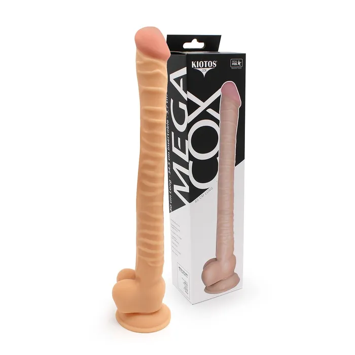 Kiotos Cox Mega Dildo XXL 40 x 37 cm Lichte Huidskleur Kiotos COX Dildos