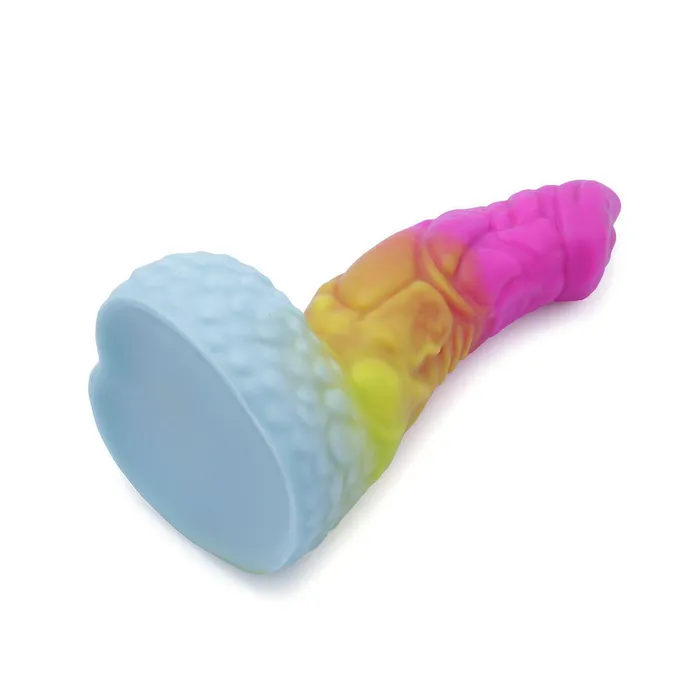 Kiotos Monstar Dildos | Kiotos Monstar - Dildo Beast No. 49 - Roze/Wit/Geel