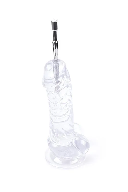 Kiotos Steel - Penis Stick Met Transparant Swarovski Kristal | Kiotos Male Sex Toys