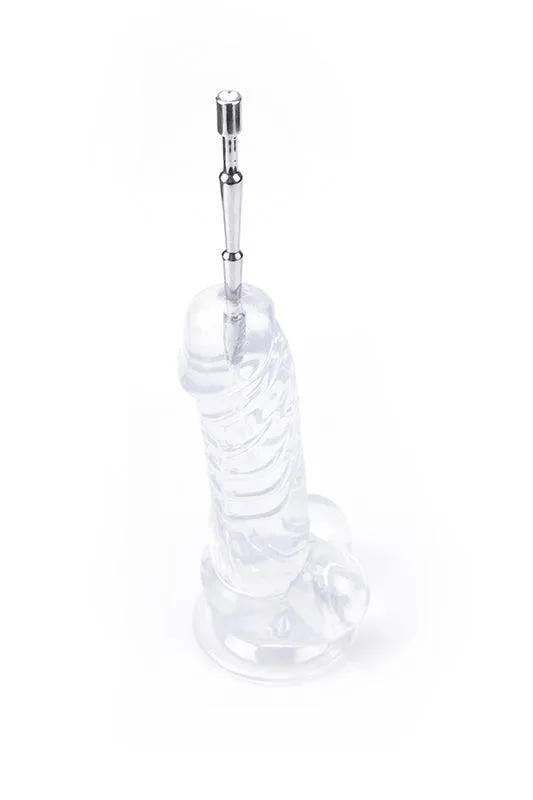 Kiotos Steel - Penis Stick Met Transparant Swarovski Kristal | Kiotos Male Sex Toys