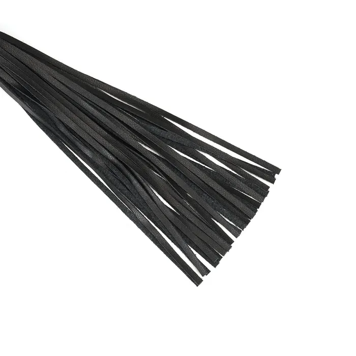 Liebe Seele Anal | Liebe Seele - Black Bond - Bonded Leren Flogger - Eco-vriendelijk - Zwart