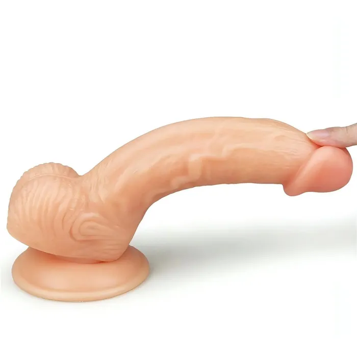 Male Sex Toys | Fallo Realistico 14 cm con Ventosa 100% Ultra Soft - Rosa Carne - Lovetoy