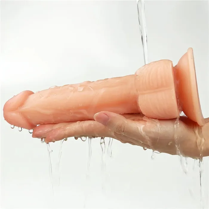 Male Sex Toys | Fallo Realistico 14 cm con Ventosa 100% Ultra Soft - Rosa Carne - Lovetoy