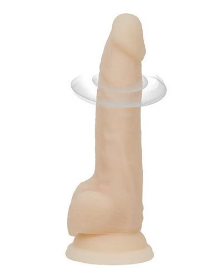 Naked Addiction Dildos | Naked Addiction - Roterende En Vibrerende Siliconen Dildo Met Zuignap 21,5 cm