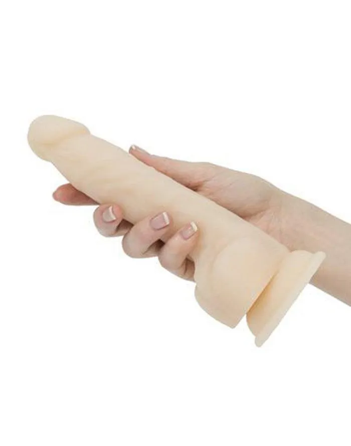 Naked Addiction Dildos | Naked Addiction - Roterende En Vibrerende Siliconen Dildo Met Zuignap 21,5 cm