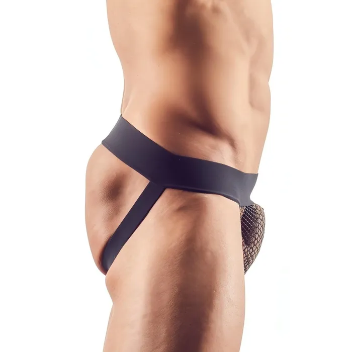 Svenjoyment Jockstrap a rete - Nero, Taglia S | Vibrators