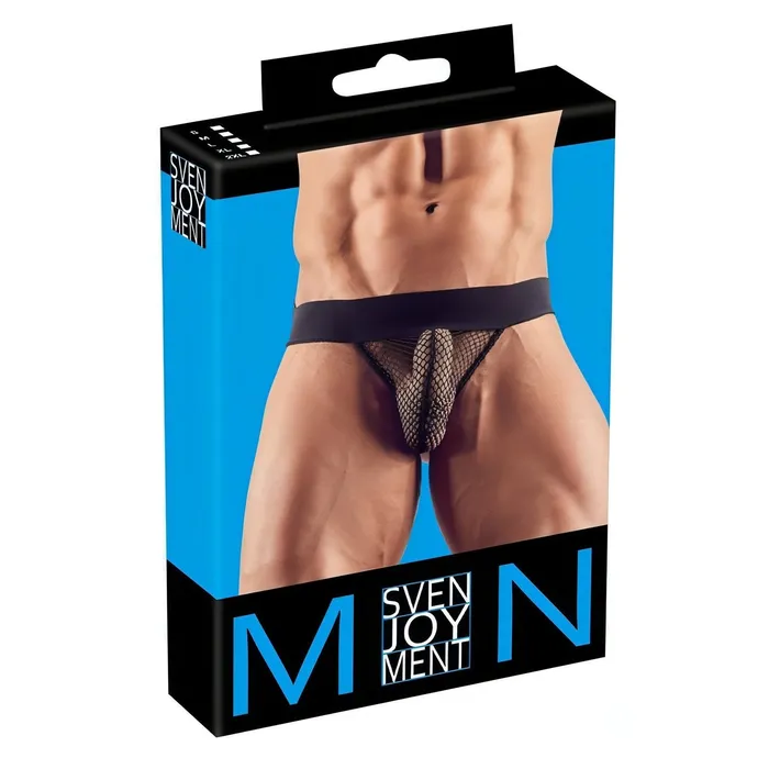 Svenjoyment Jockstrap a rete - Nero, Taglia S | Vibrators