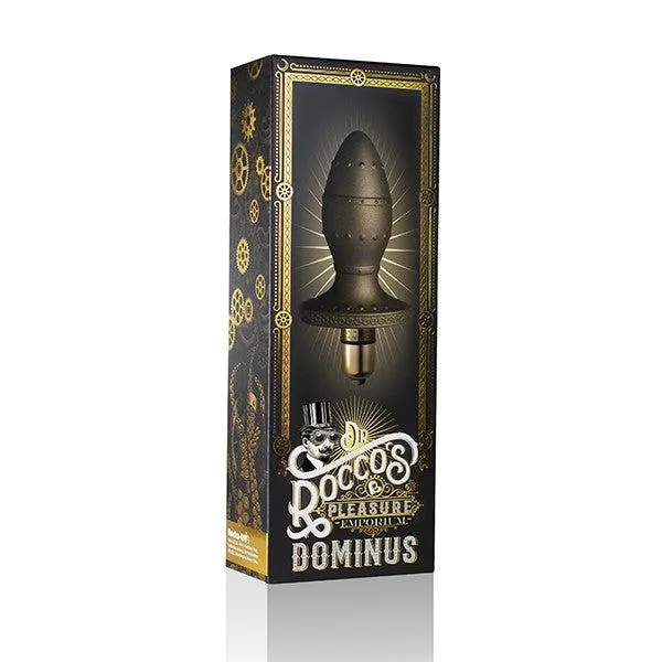 Vibrators | Rocks Off (D) Rocks-off - Dominus - Vibrerende Buttplug - 10 snelheden - Metallic Brons