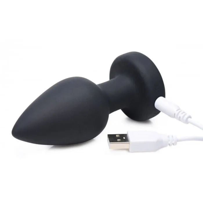 7x Light Up Rechargeable Anal Plug - Medium | XR Brands Booty Sparks Male Sex Toys