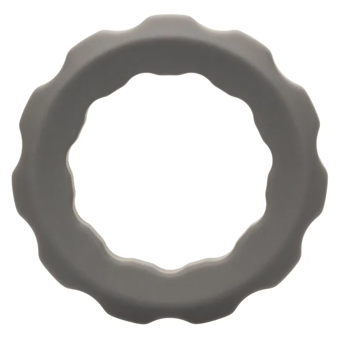 Alpha Liquid Silicone Erect Ring Gray CalExotics Male Sex Toys