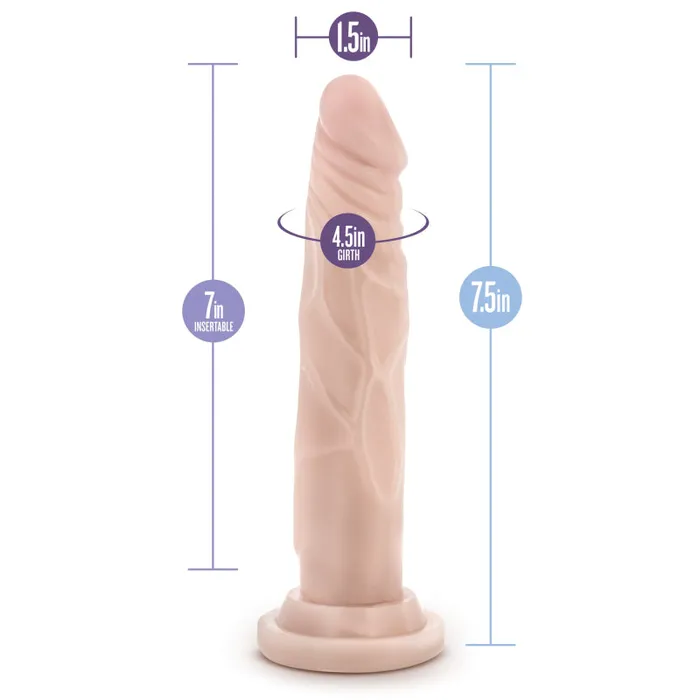 Blush Novelties Dildos | Dr. Skin - Realistic Cock - Basic 7.5 - Beige