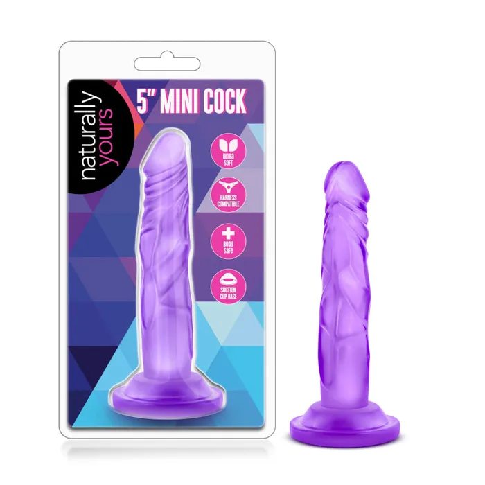 Blush Novelties Naturally Yours - 5 Inch Mini Cock - Purple | Dildos