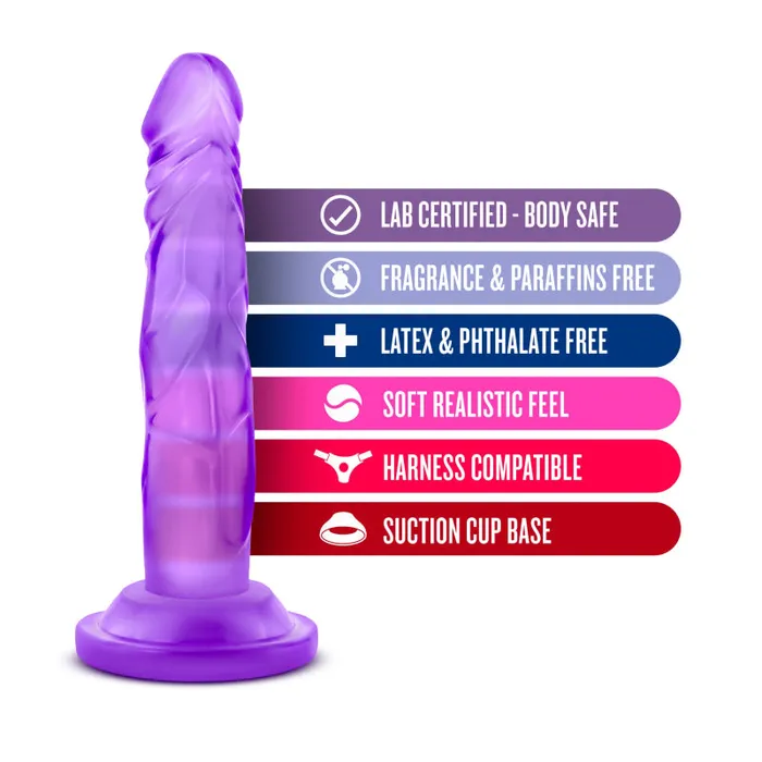 Blush Novelties Naturally Yours - 5 Inch Mini Cock - Purple | Dildos