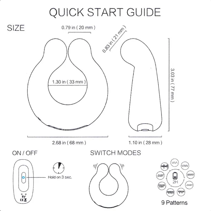 Cock Ring Couple Vibrator for Penis & Clitoral Stimulation | Lusty Age Male Sex Toys