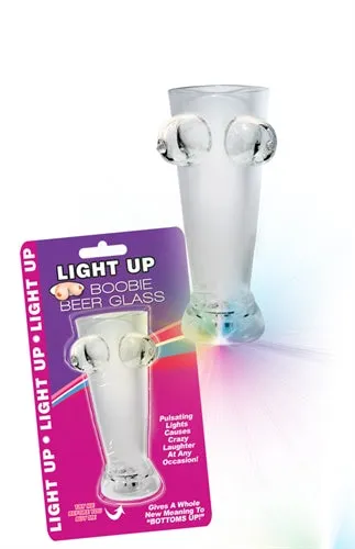 Dildos Hott Products Light Up Boobie Beer Glass