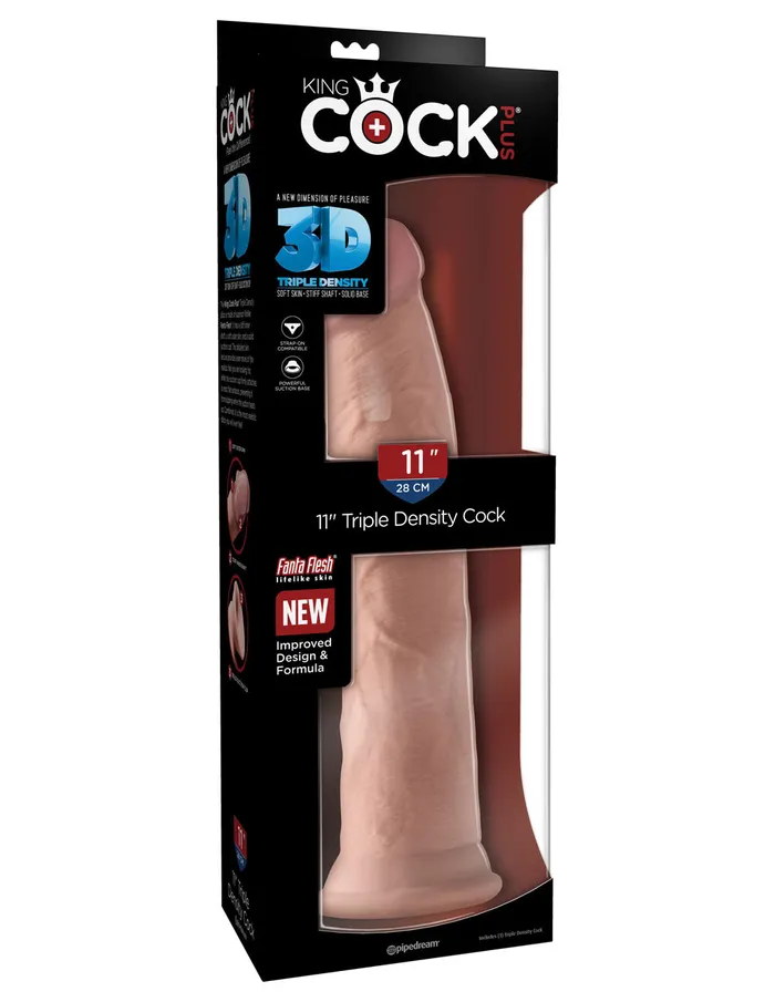 Dildos | Pipedream King Cock Plus Triple Density Inch Cock