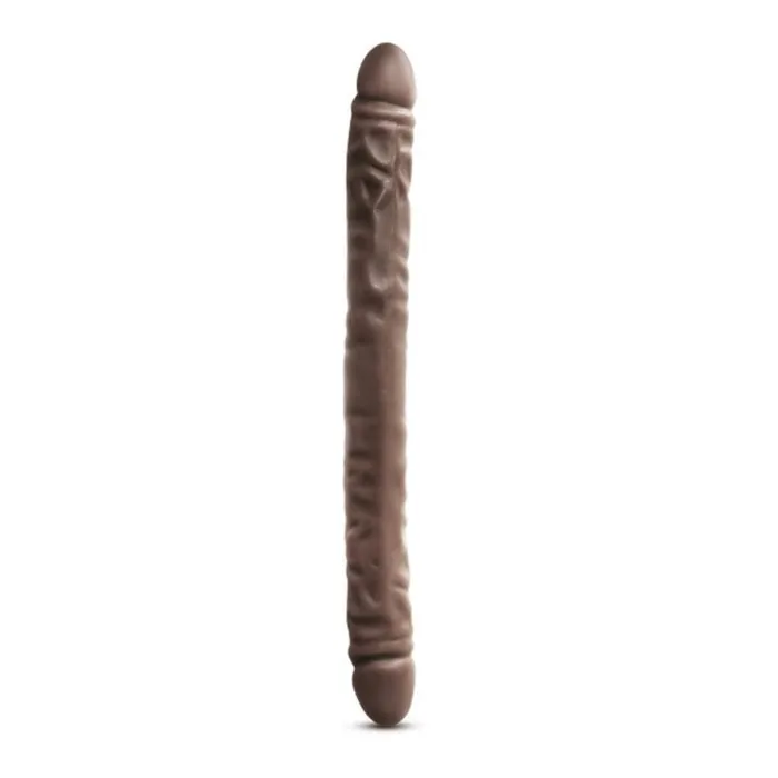 Dr Skin 18 Inch Double Dildo Chocolate Blush Novelties Dildos