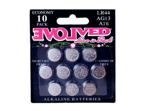 Evolved Novelties Male Sex Toys LR44 Battery 10Pack