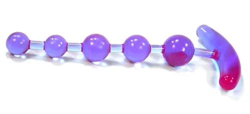 Golden Triangle Male Sex Toys Anchors Away Anal Beads Lavender