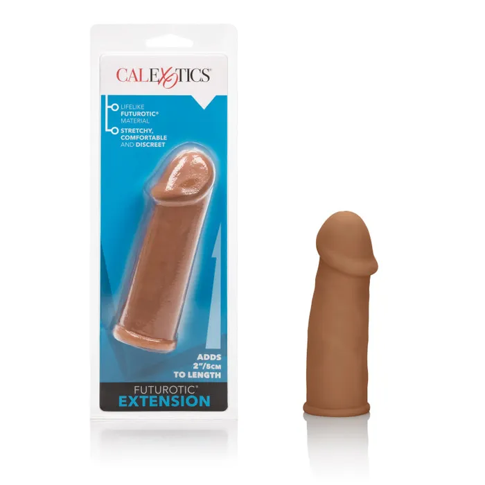 Male Sex Toys CalExotics Futorotic Penis Extender Brown