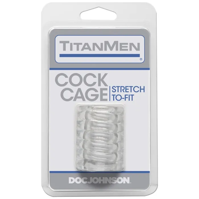 Male Sex Toys | Cock Cage Clear - TitanMen