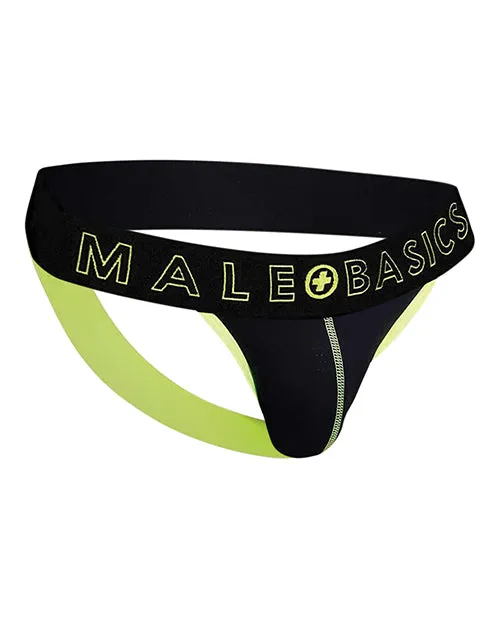 Male Sex Toys | Malebasics Corp Men's Male Basics Neon Jockstrap Neon Yellow