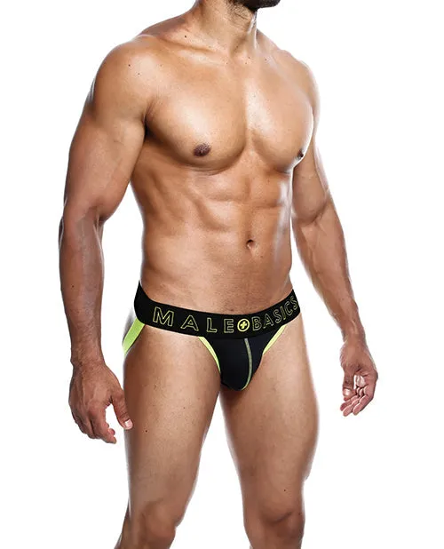 Male Sex Toys | Malebasics Corp Men's Male Basics Neon Jockstrap Neon Yellow