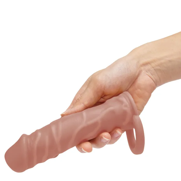 Male Sex Toys | Xgen Products Size Up Realistic 1 Inch Penis Extender - Tan-(su412)