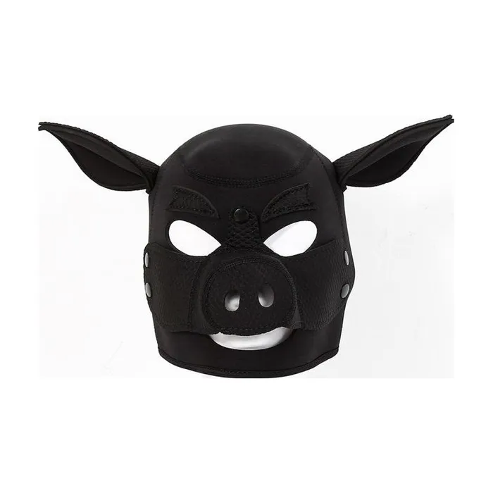 Neoprene Pig Mask Black Daytona Anal