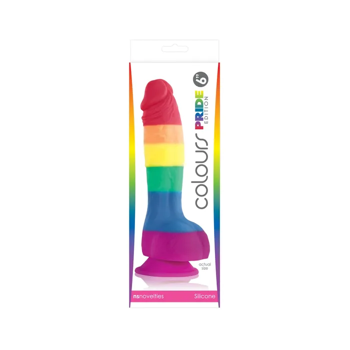 NS Novelties Dildos | Colours Pride Edition - Inch Dong - Rainbow