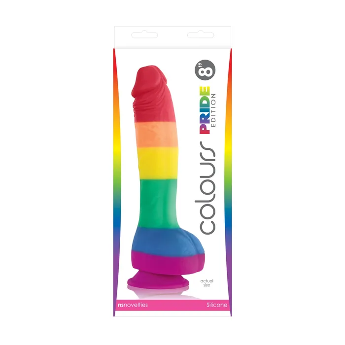 NS Novelties Dildos | Colours Pride Edition - Inch Dong - Rainbow