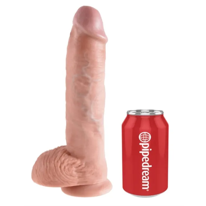 Pipedream King Cock 10-Inch Cock With Balls - Flesh | Dildos