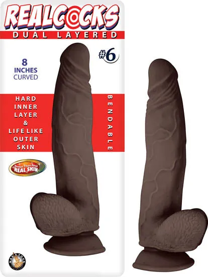 Realcocks Dual Layered Dark Nasstoys Dildos