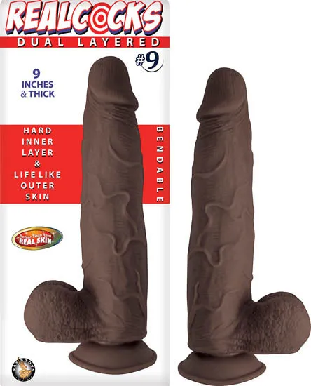 Realcocks Dual Layered Dark | Nasstoys Dildos