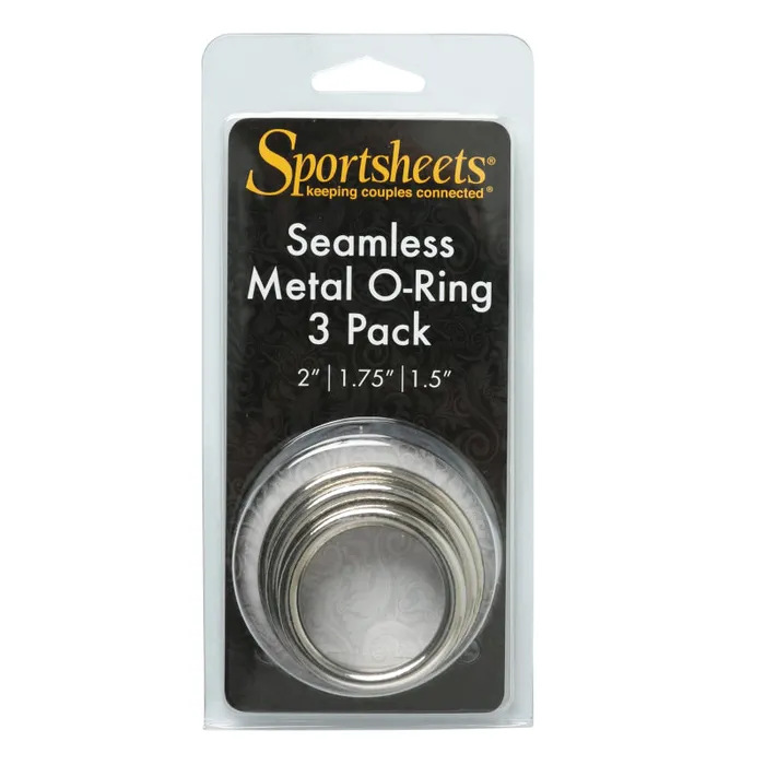 Sportsheets Male Sex Toys | Metal O Ring 3 Pack