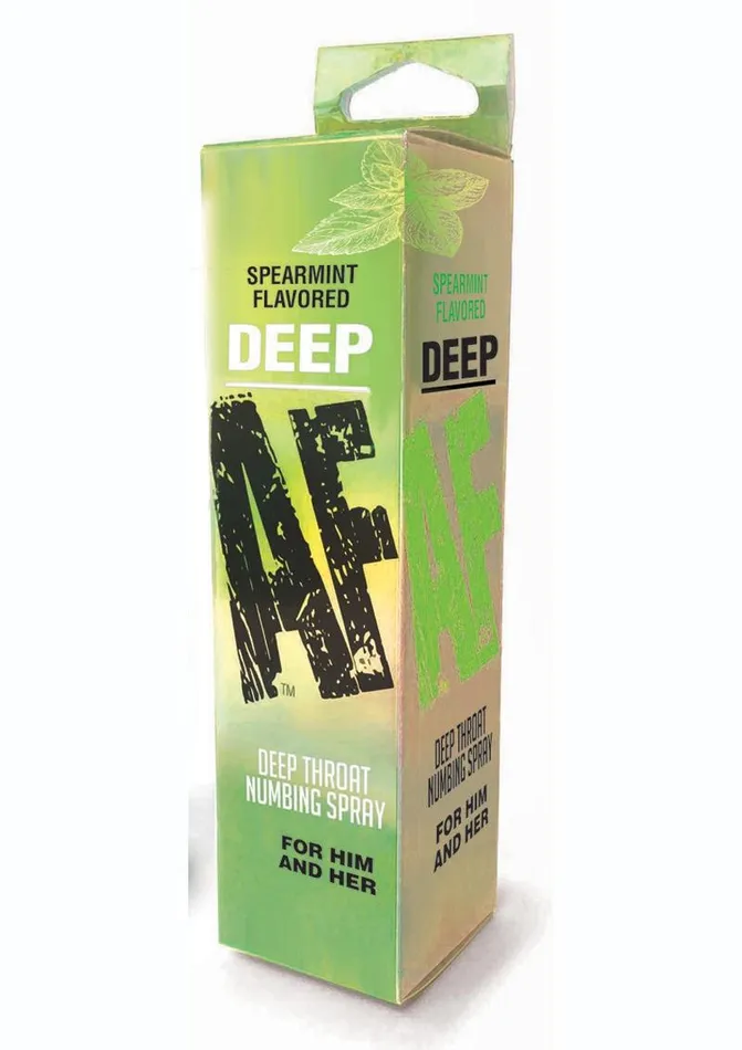 AF Male Sex Toys Deep AF Numbing Throat Spray Spearmint