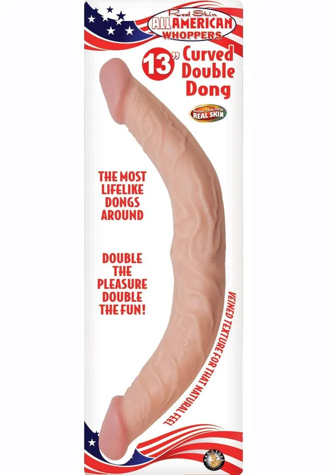 All American Whoppers Curved Double Dildo Whoppers Dildos