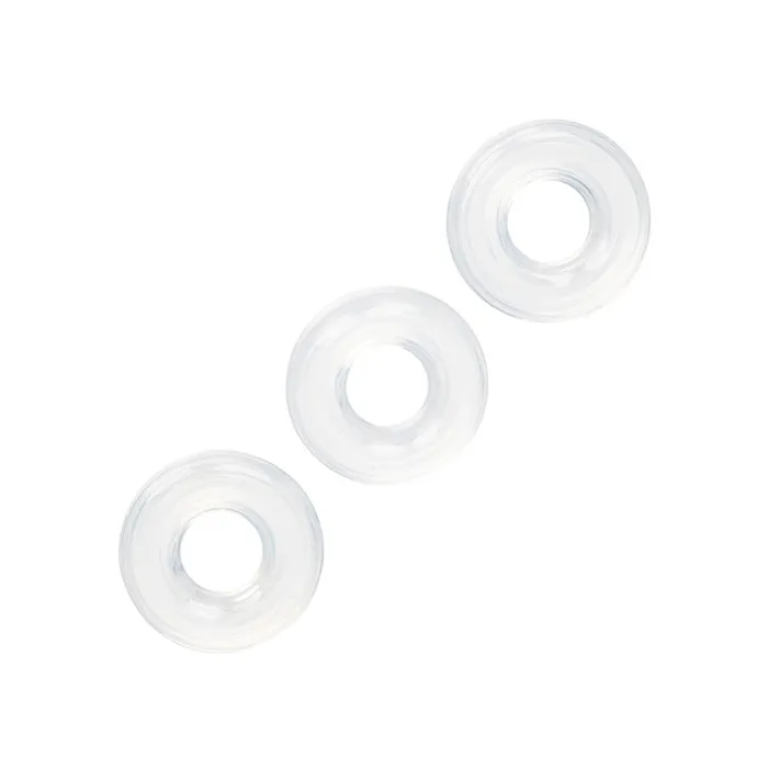 Cal Exotics Male Sex Toys Silicone Stacker Rings 3 Pack