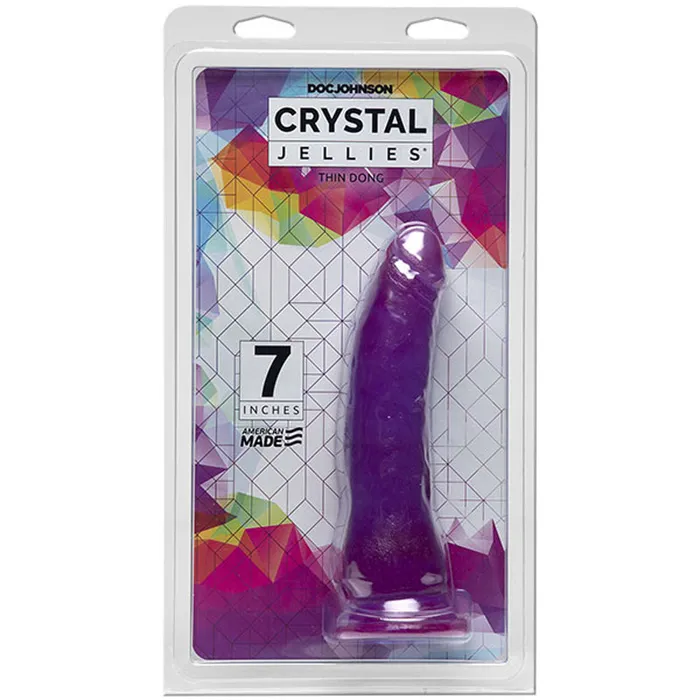 Crystal Jellies 7 Inch Thin Dong Doc Johnson Dildos