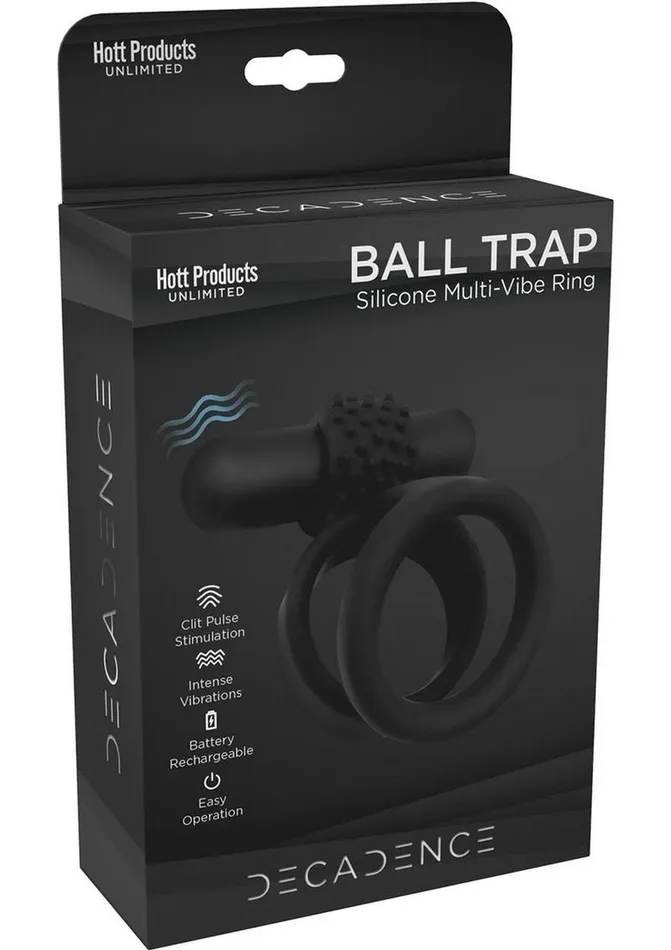 Decadence Decadence Ball Trap Silicone Cock and Ball Strap Male Sex Toys