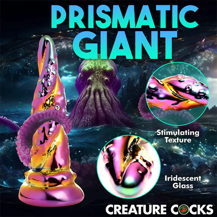 Dildos Creature Cocks Creature Cocks Enchantress Rainbow Glass Dildo