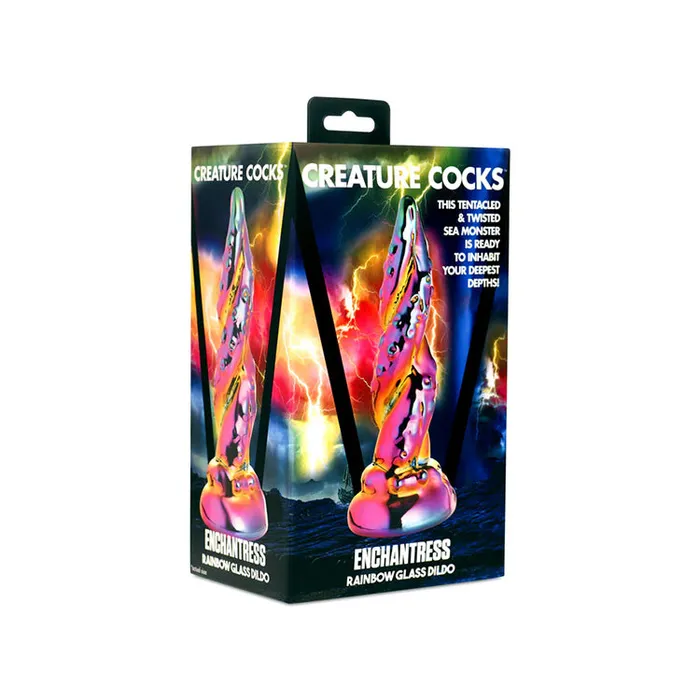 Dildos Creature Cocks Creature Cocks Enchantress Rainbow Glass Dildo