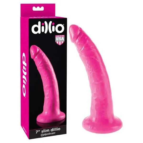 Dillio 7 Slim 178 cm Dong Pink Pipedream Dildos